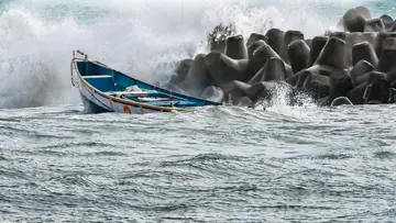 boat accident.