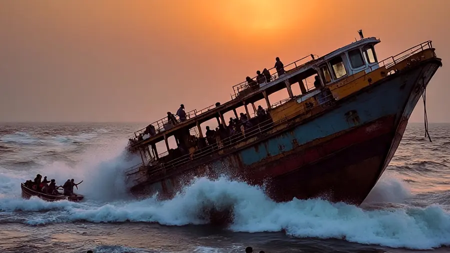 boat capsized