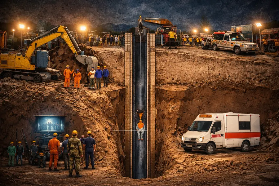 borewell accident
