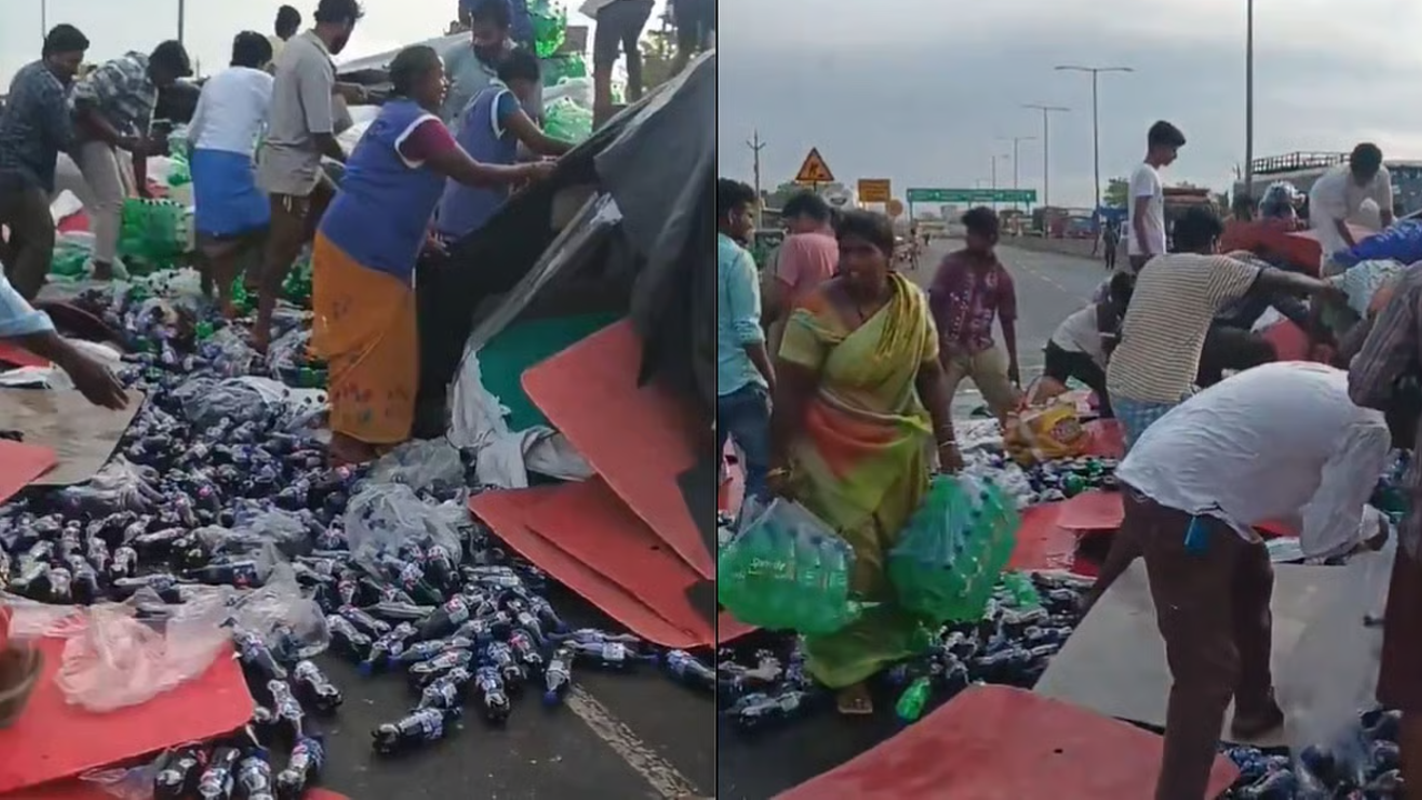 soft drinks bottels gathering