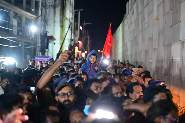funeral procession of V S Achuthanandan