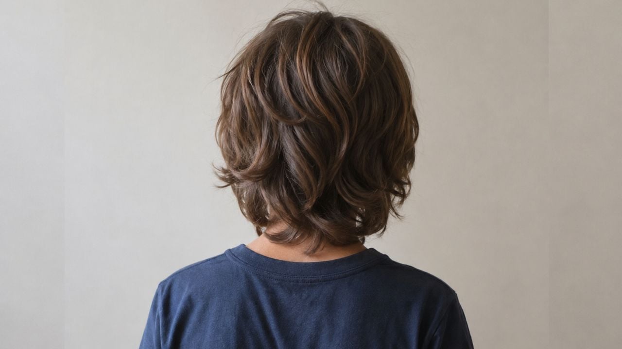 boy with long hair