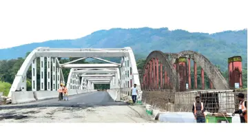 The new bridge at Neriyamangalam