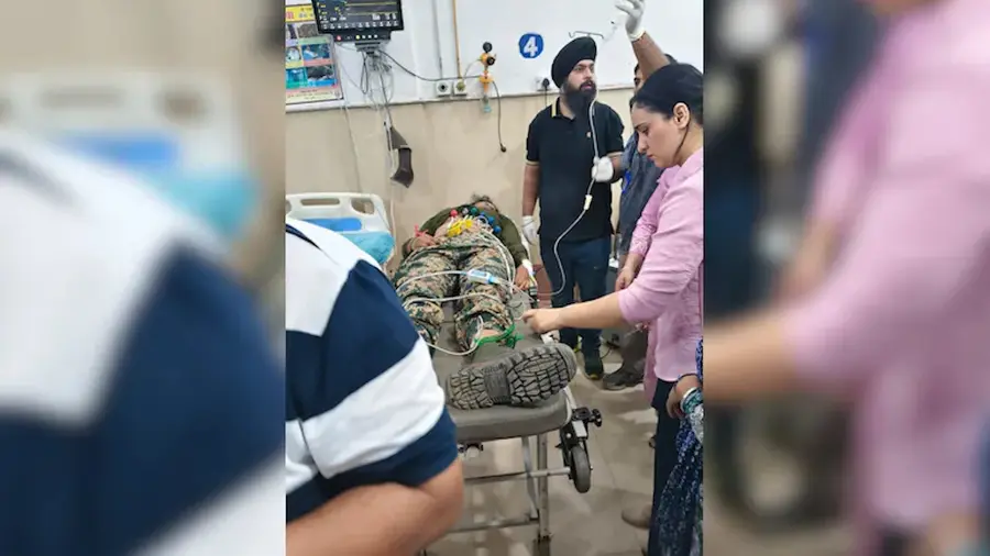 bsf women personel shot dead