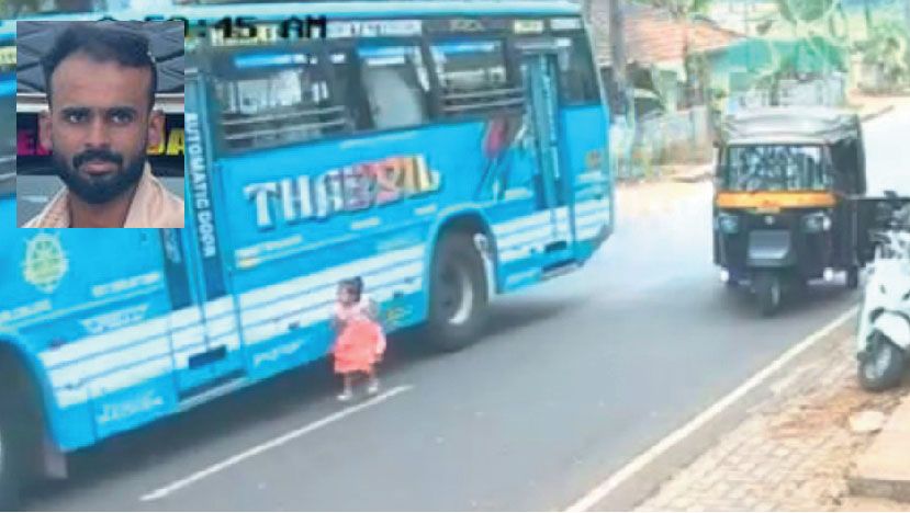 mukkam bus driver saved child's life