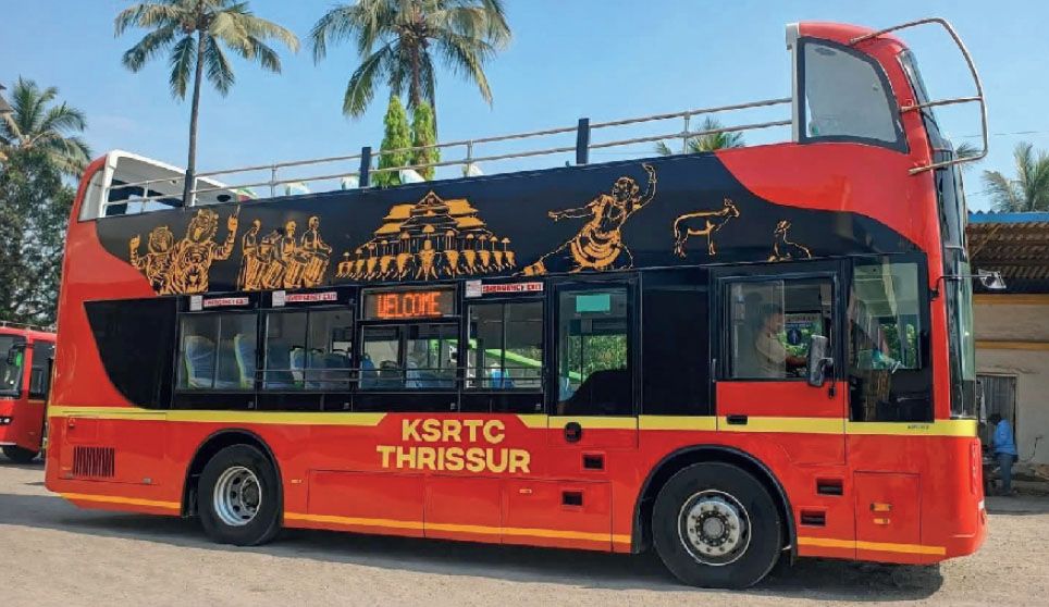 ksrtc double decker bus