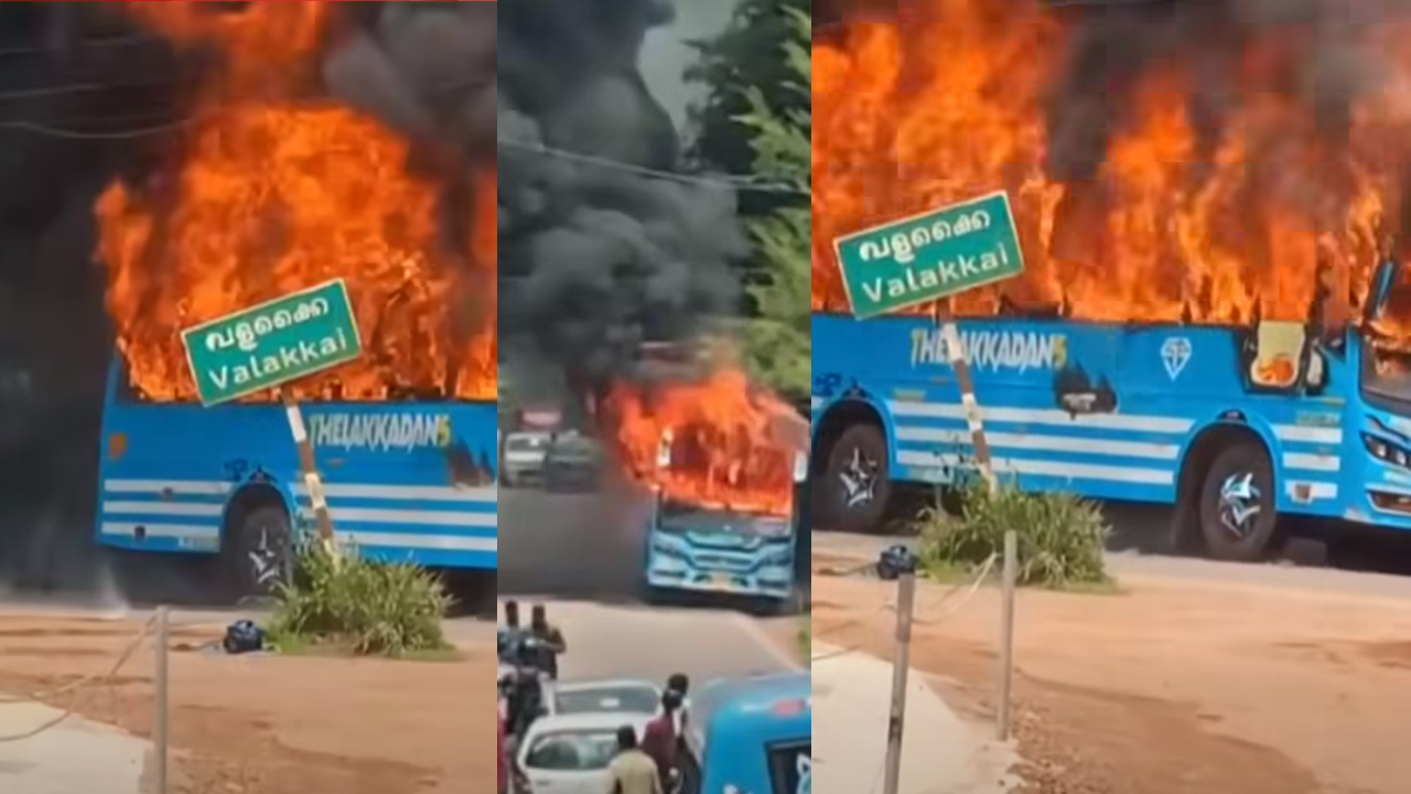 Bus Fire Accident 