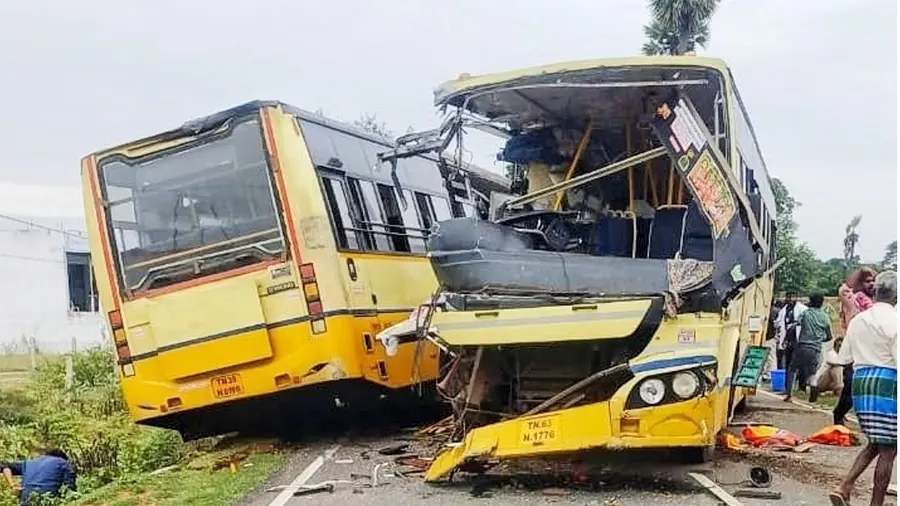 bus accident thirupathoor