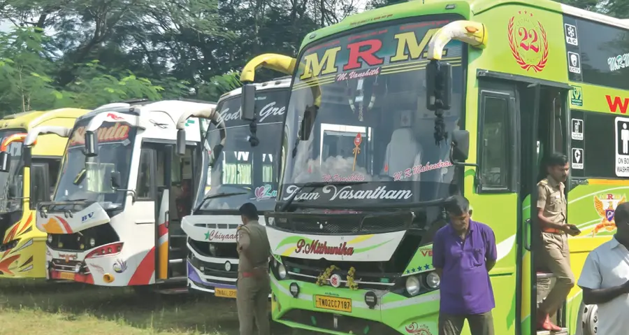 interstate buses seized