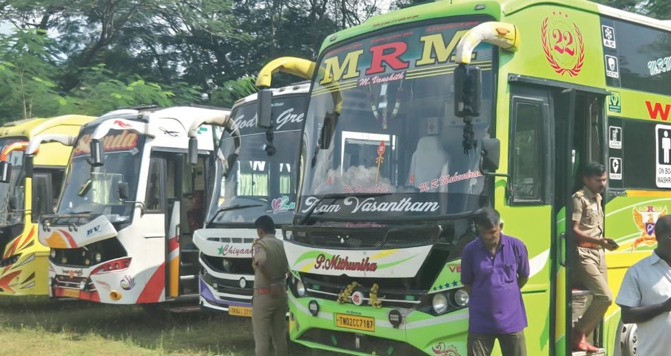 interstate buses seized