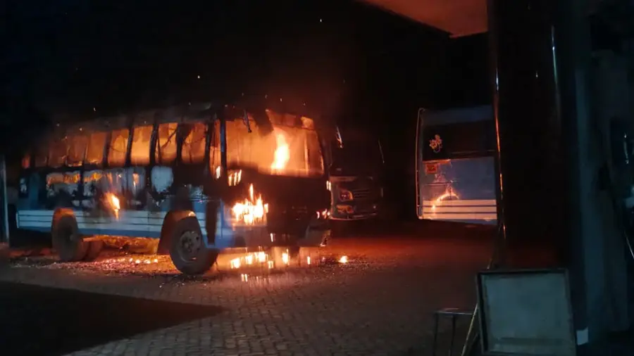 bus fire