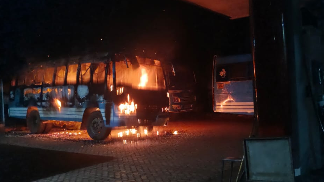 bus fire