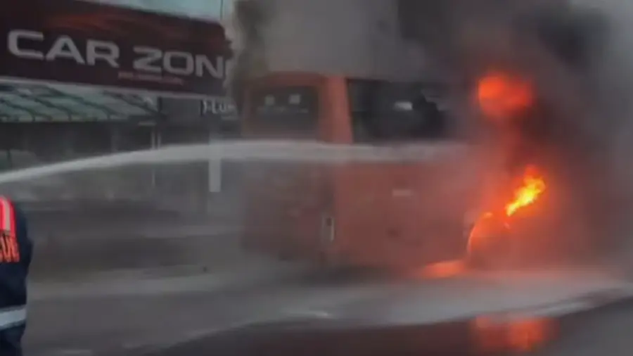 bus fire accident