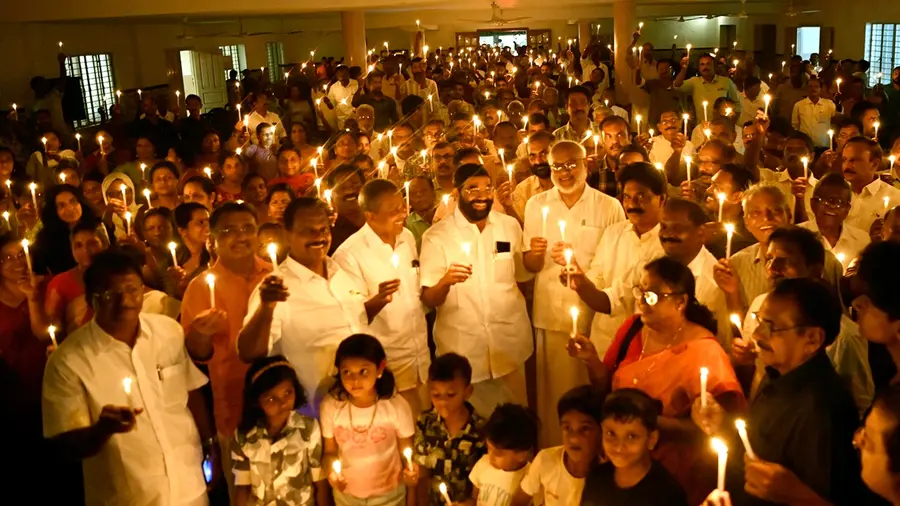 candle protest ldf