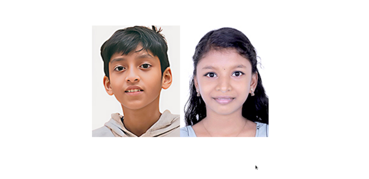 ഇസാന്‍ ഷഫീക്ക് , തേജസി ശ്രീനിവാസ്