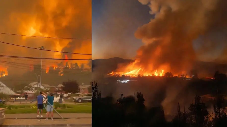 chile wildfire
