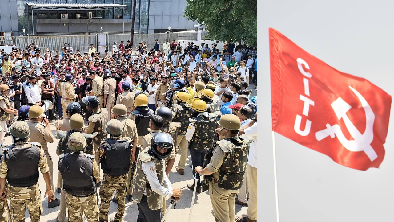 Noida protest 