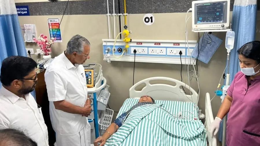 cm visits veena george