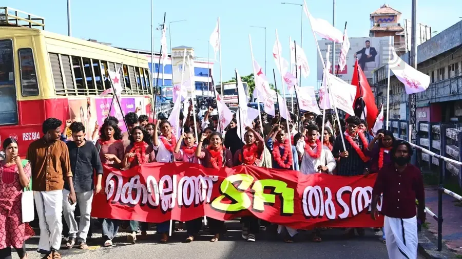 college union election victory sfi kollam