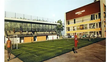 കിളിമാനൂര്‍ ടൗണ്‍ ബസ് സ്റ്റാൻഡ് മൈതാനത്ത്  നിർമിക്കുന്ന കളിസ്ഥലത്തിന്റെയും വാണിജ്യസമുച്ചയത്തിന്റെയും  രൂപരേഖ  