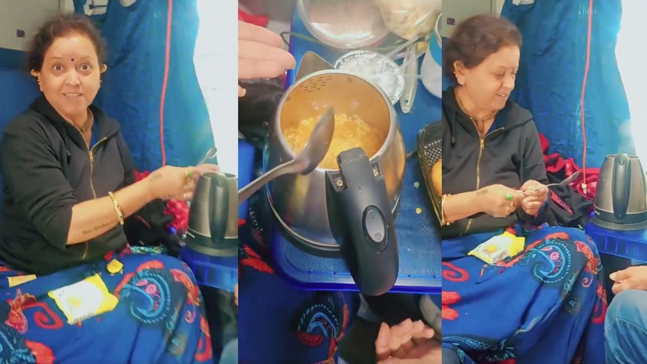 cooking on train