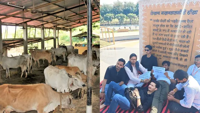 Fast For Cow: Congress Student Wing Launches Hunger Strike For Gaushala ...