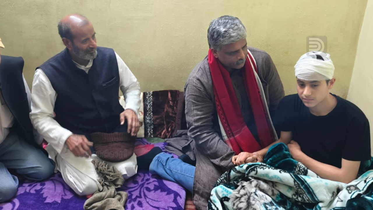 cpim delegation visits kashmiri student