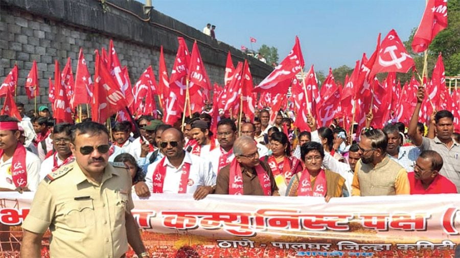maharashtra cpim march