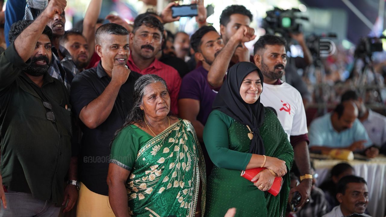 Crowd in Nilambur LDF Convention