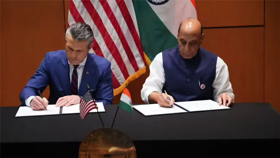 India US Signs Defence Framework Agreement
