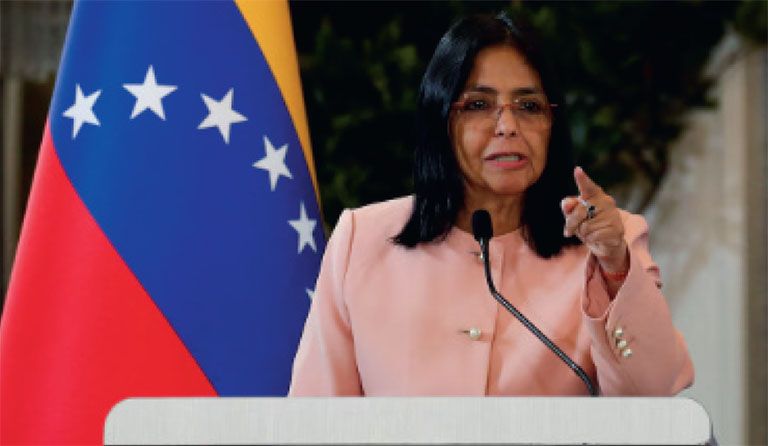 delcy rodríguez sworn in as Venezuela’s interim president
