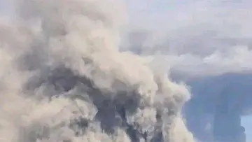Ethiopian Volcano Eruption ash over delhi