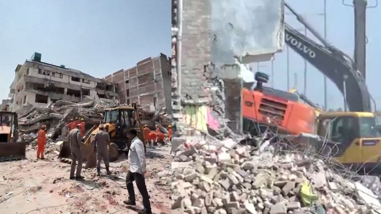 delhi building collapse