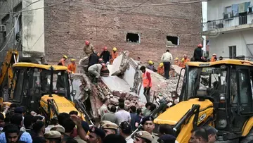 delhi building collapse pv sujith