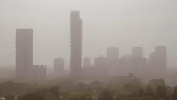 delhi climet Image Credit : PTI