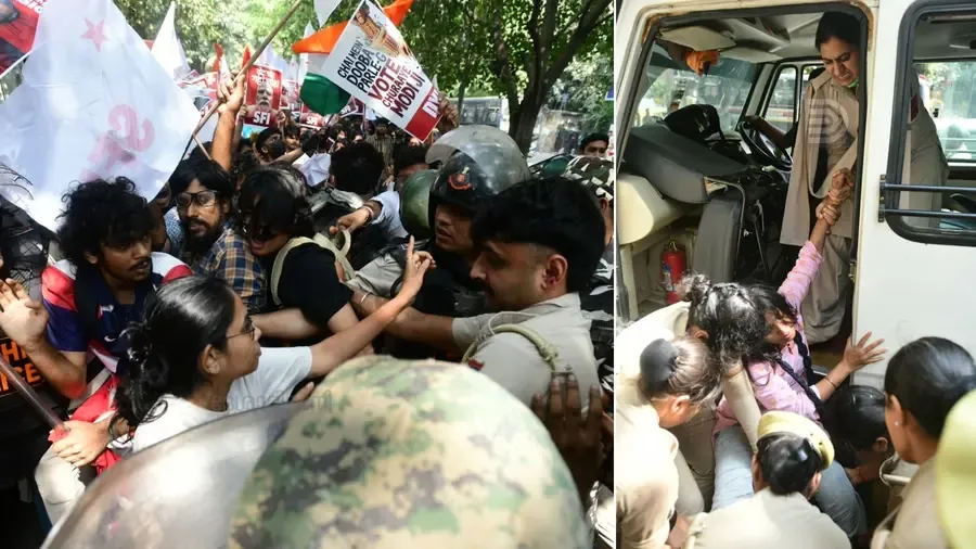 delhi police attacks sfi leaders