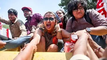 Delhi protest 