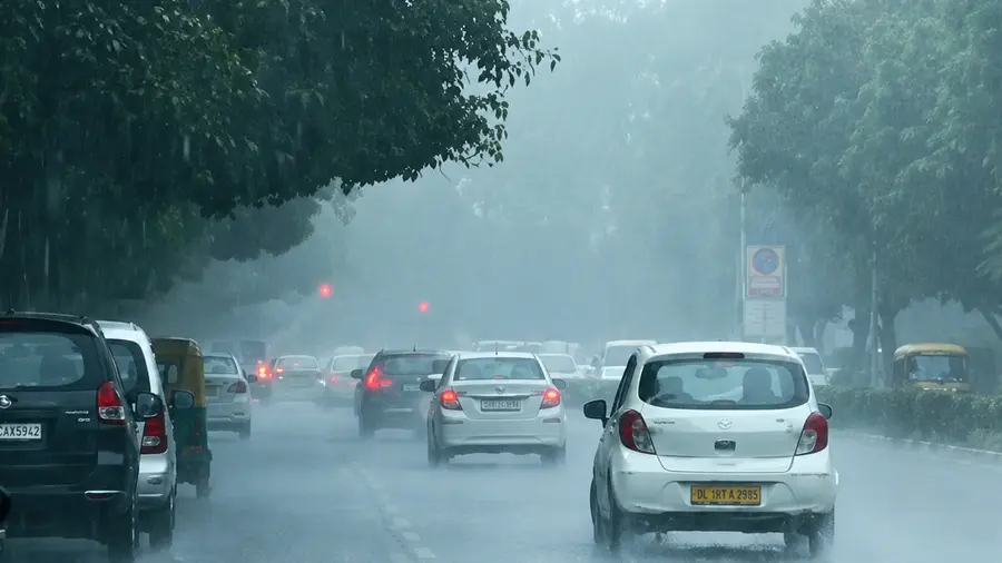 delhi rain