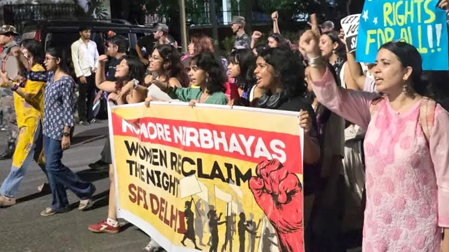 delhi sfi protest