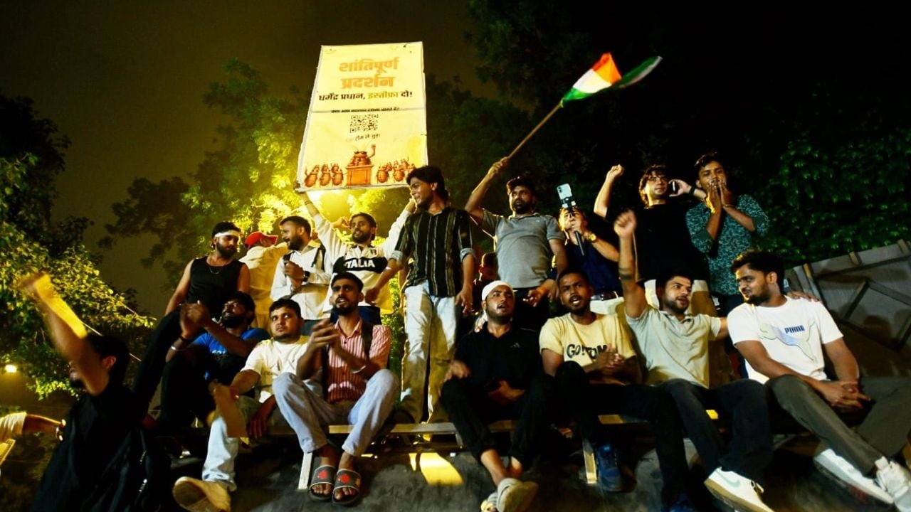 delhi student protest.