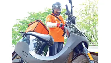 Delivery workers