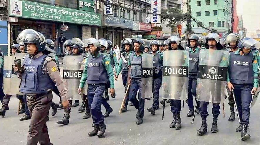 indian embassy protest in dhaka