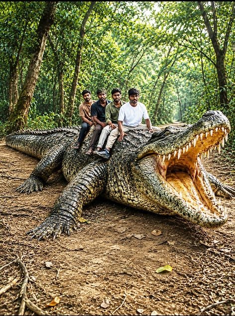 ആശ്രാമം മൈതാനത്ത്‌ ഒരുക്കുന്ന പാരഡൈസ് പാർക്കിലെ  മുതലസവാരി മാതൃക 
