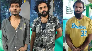 പ്രതികളായ അർഷാദ്, ഇജാസ്, ജംഷീർ 