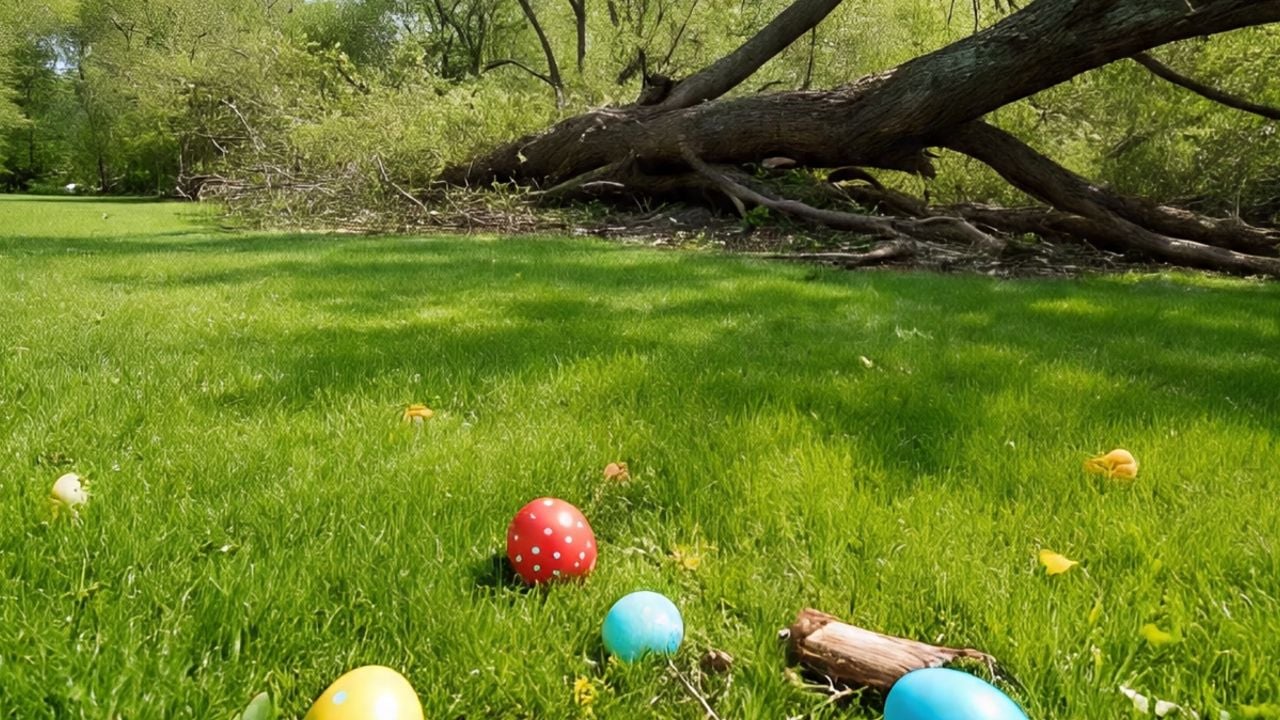 easter egg hunting accident