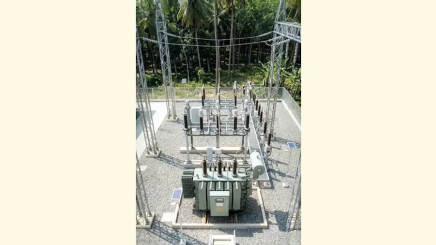 ഒറ്റശേഖരമംഗലം സബ്സ്റ്റേഷന്റെ മാതൃക