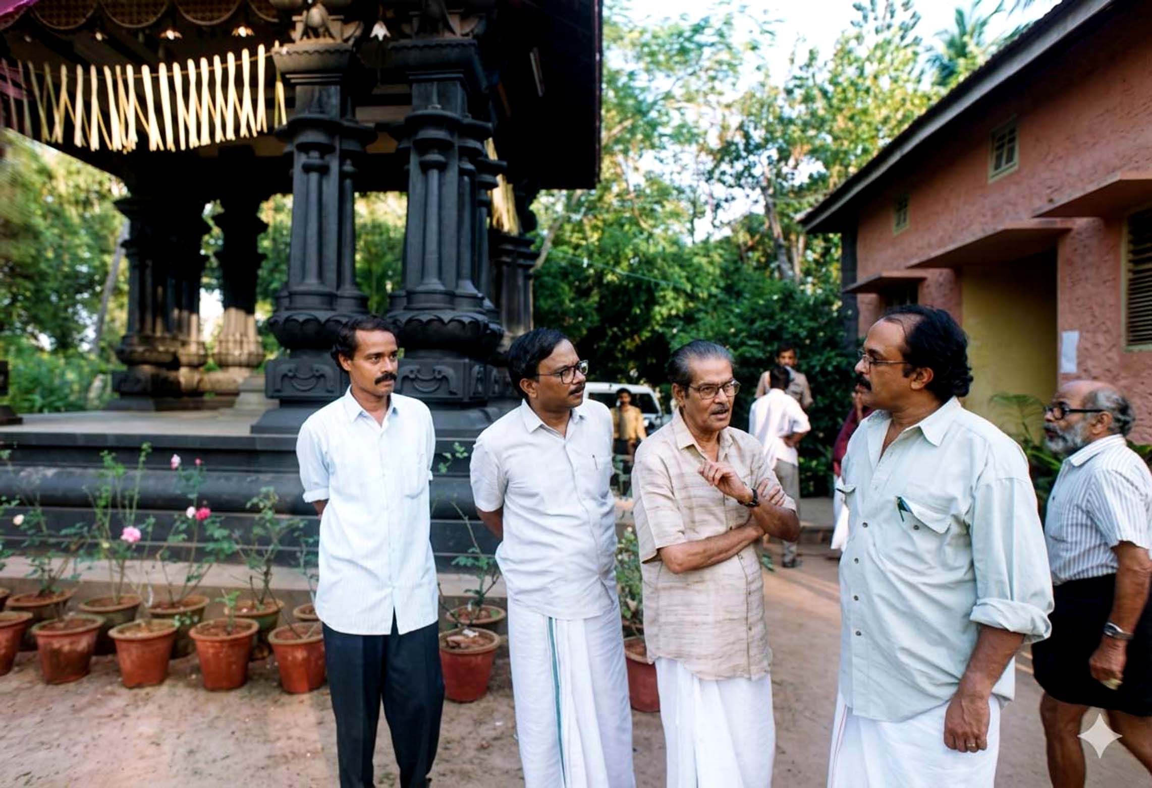 എൻ പ്രഭാകരൻ, എം ടി, എൻ പി മുഹമ്മദ്‌, സക്കറിയ               ഫോട്ടോ: എ കെ മുണ്ടോൾ