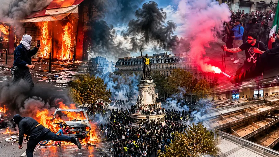 europe protest cost of living