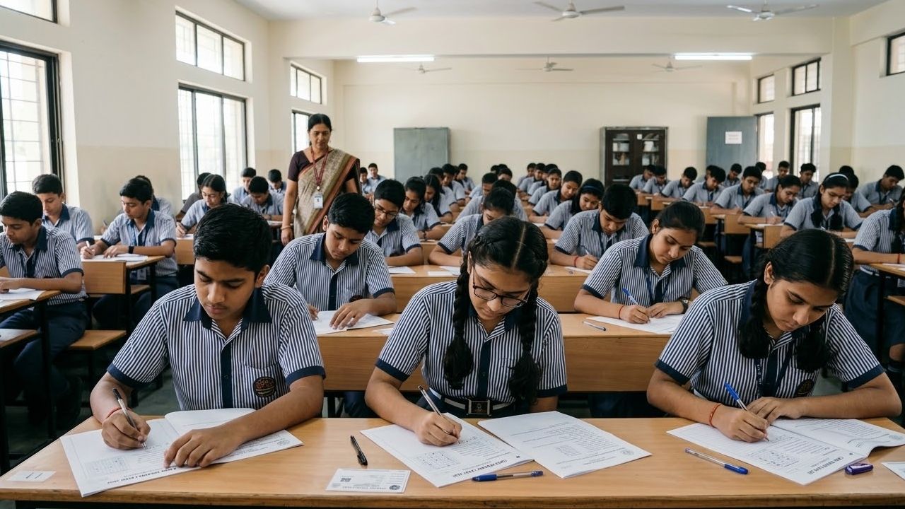 exam students
