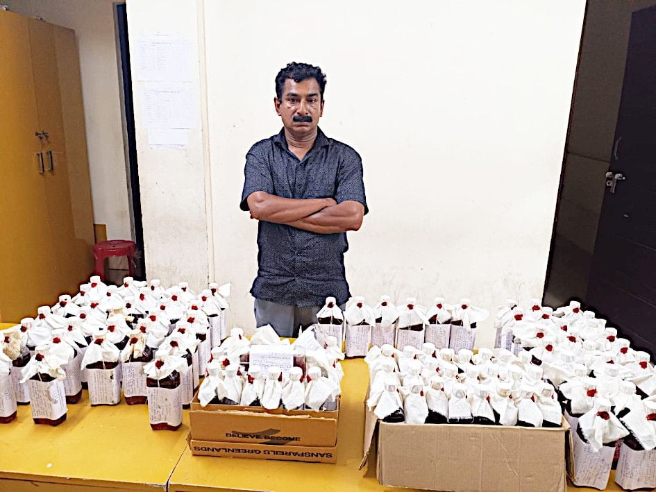 പിടിയിലായ നന്ദകുമാർ 